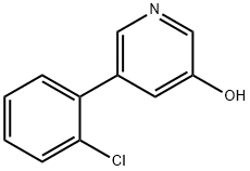 3-Hydroxy-5-(2-chlorophenyl)pyridine Struktur