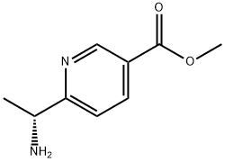 METHYL 6-((1R)-1-AMINOETHYL)PYRIDINE-3-CARBOXYLATE Struktur