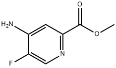 Methyl 4-amino-5-fluoropicolinate Struktur