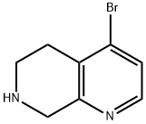 1,7-Naphthyridine, 4-bromo-5,6,7,8-tetrahydro- Struktur