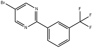 5-Bromo-2-(3-trifluoromethylphenyl)pyrimidine Struktur