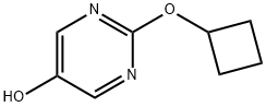 5-Hydroxy-2-(cyclobutoxy)pyrimidine Struktur