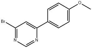 4-Bromo-6-(4-methoxyphenyl)pyrimidine Struktur