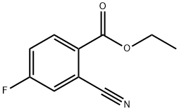 ethyl 2-cyano-4-fluorobenzoate 結(jié)構(gòu)式