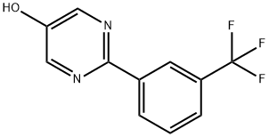 5-Hydroxy-2-(3-trifluoromethylphenyl)pyrimidine Struktur