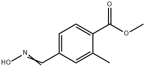 methyl 4-((hydroxyimino)methyl)-2-methylbenzoate Struktur