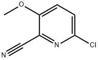 6-Chloro-3-methoxy-pyridine-2-carbonitrile Struktur