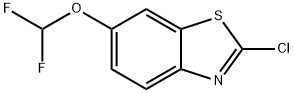 2-Chloro-6-(difluoromethoxy)benzo[d]thiazole Struktur