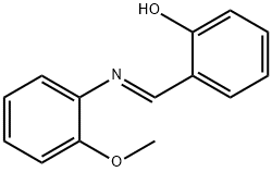 2-{[(2-methoxyphenyl)imino]methyl}phenol Struktur