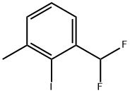 Benzene, 1-(difluoromethyl)-2-iodo-3-methyl- Struktur