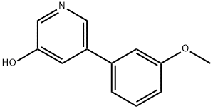 3-Hydroxy-5-(3-methoxphenyl)pyridine Struktur