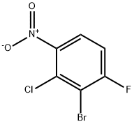 Benzene, 2-bromo-3-chloro-1-fluoro-4-nitro- Struktur