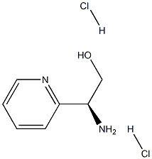 (2S)-2-amino-2-(pyridin-2-yl)ethan-1-ol dihydrochloride Struktur