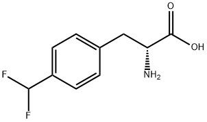 (2R)-2-AMINO-3-[4-(DIFLUOROMETHYL)PHENYL]PROPANOIC ACID Struktur