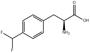 (2S)-2-AMINO-3-[4-(DIFLUOROMETHYL)PHENYL]PROPANOIC ACID Struktur