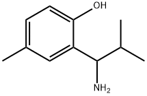 2-(1-AMINO-2-METHYLPROPYL)-4-METHYLPHENOL Struktur