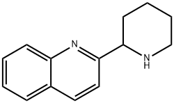 2-(piperidin-2-yl)quinoline Struktur