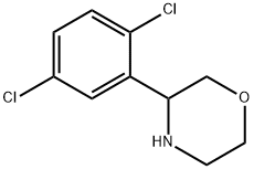 3-(2,5-DICHLOROPHENYL)MORPHOLINE Struktur