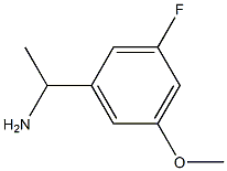 1-(3-Fluoro-5-methoxyphenyl)-ethylamine Struktur