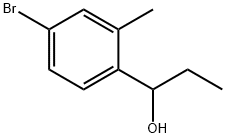 1-(4-bromo-2-methylphenyl)propan-1-ol Struktur