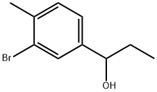 1-(3-bromo-4-methylphenyl)propan-1-ol Struktur