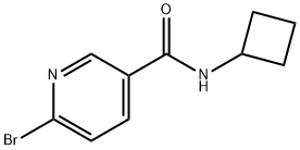 6-Bromo-N-cyclobutylnicotinamide Struktur