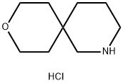 9-oxa-2-azaspiro[5.5]undecane hydrochloride Struktur