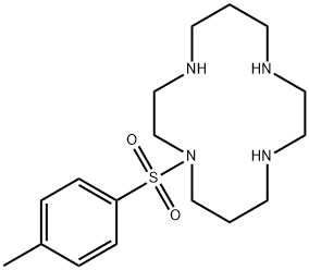 1-tosyl-1,4,8,11-tetraazacyclotetradecane trihydrochloride Struktur