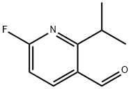 6-fluoro-2-isopropylnicotinaldehyde Struktur