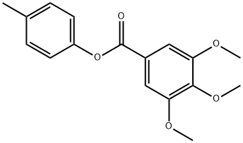 4-methylphenyl 3,4,5-trimethoxybenzoate Struktur