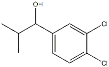 1-(3,4-dichlorophenyl)-2-methylpropan-1-ol Struktur