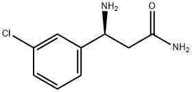 (3S)-3-amino-3-(3-chlorophenyl)propanamide Struktur