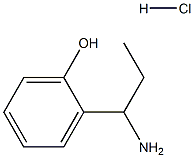 2-(1-AMINOPROPYL)PHENOL HYDROCHLORIDE Struktur