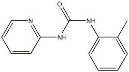 N-(2-methylphenyl)-N'-(2-pyridinyl)urea Struktur