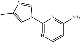 4-Amino-2-(4-methylimidazol-1-yl)pyrimidine Struktur