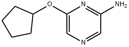 2-Amino-6-(cyclopentoxy)pyrazine Struktur