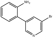 3-Bromo-5-(2-aminophenyl)pyridine Struktur