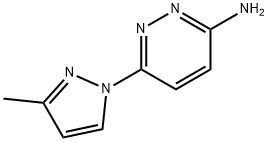 3-Amino-6-(3-methyl-1H-pyrazol-1-yl)pyridazine Struktur