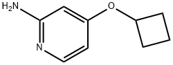 2-AMINO-4-(CYCLOBUTOXY)PYRIDINE Struktur