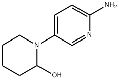 1-(2-AMINOPYRIDIN-5-YL)PIPERIDIN-2-OL Struktur