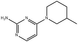 2-Amino-4-(3-methylpiperidino)pyrimidine Struktur