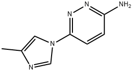 3-Amino-6-(4-methyl-1H-imidazol-1-yl)pyridazine Struktur