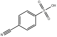 Benzenesulfonic acid, 4-cyano- Struktur