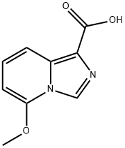 5-methoxyimidazo[1,5-a]pyridine-1-carboxylic acid Struktur