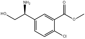 METHYL 5-[(1S)-1-AMINO-2-HYDROXYETHYL]-2-CHLOROBENZOATE Struktur