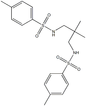 N-(2,2-dimethyl-3-{[(4-methylphenyl)sulfonyl]amino}propyl)-4-methylbenzenesulfonamide Struktur