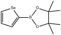 4,4,5,5-Tetramethyl-2-(selenophen-2-yl)-1,3,2-dioxaborolane Struktur