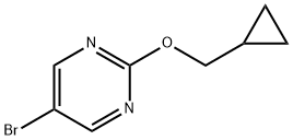 5-bromo-2-(cyclopropylmethoxy)Pyrimidine Struktur