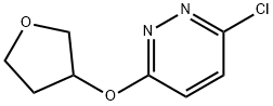 3-CHLORO-6-(OXOLAN-3-YLOXY)PYRIDAZINE Struktur