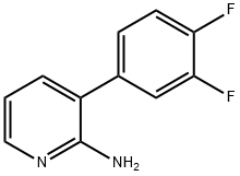 2-AMINO-3-(3,4-DIFLUOROPHENYL)PYRIDINE Struktur